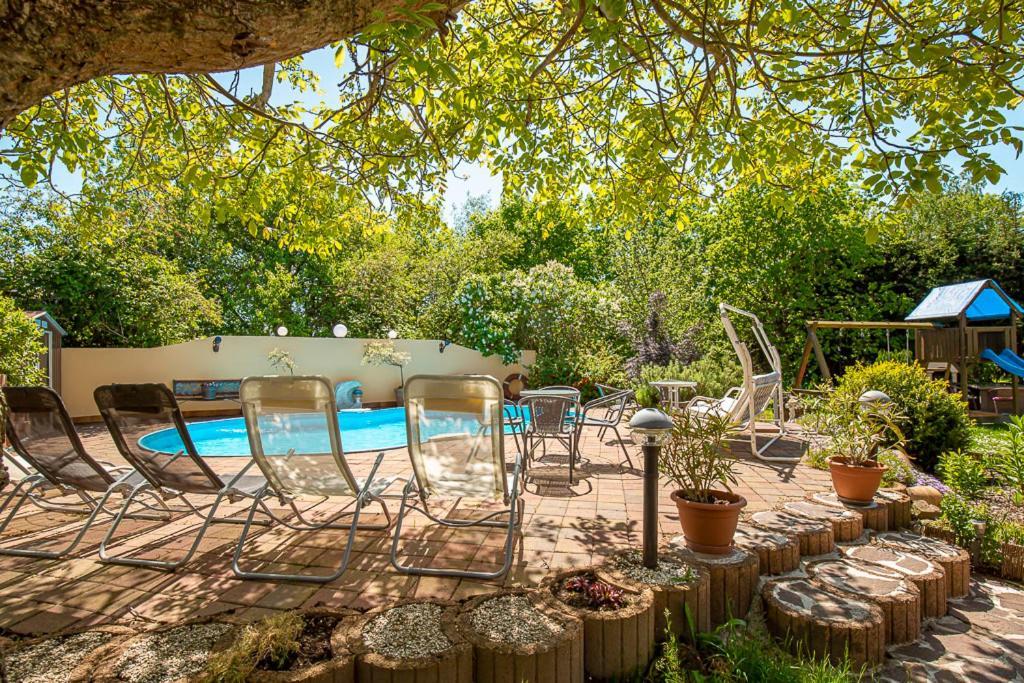 Ferienwohnung Am Walnussbaum Parchtitz Exteriér fotografie
