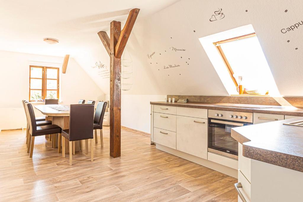 Ferienwohnung Am Walnussbaum Parchtitz Exteriér fotografie